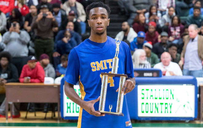 Donald Hicks earned MVP honors after hitting the game-winning three-pointer for Oscar Smith