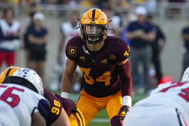 ASU MIKE LB Kyle Soelle will once again be on the the leaders on this side of the ball (AP Photo/Rick Scuteri)