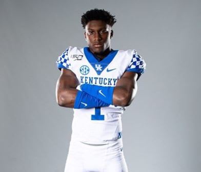 Raby on an earlier visit to Kentucky