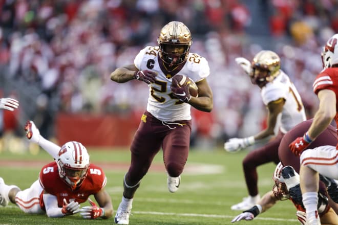 Minnesota Golden Gophers running back Mohamed Ibrahim 