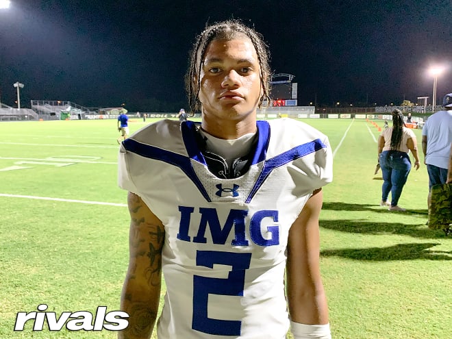 The recruiting process continues for IMG three-star WR Devin Hyatt 