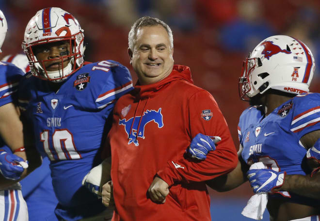 SMU's Sonny Dykes, who is in his second full season as head coach, has the Mustangs at 8-0 this season.