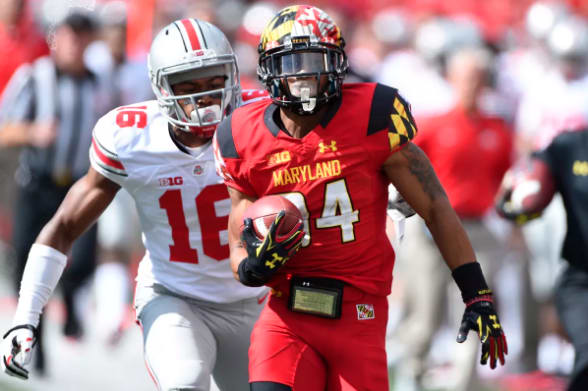 Jacquille Veii (No. 34)  seems to have found his niche as he returns to the field for Maryland.