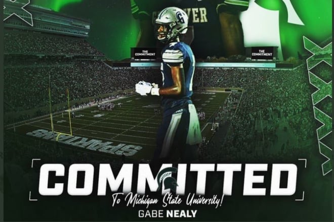 Michigan State kept its recruiting momentum rolling on Saturday with the commitment of Florida corner Gabe Nealy. 