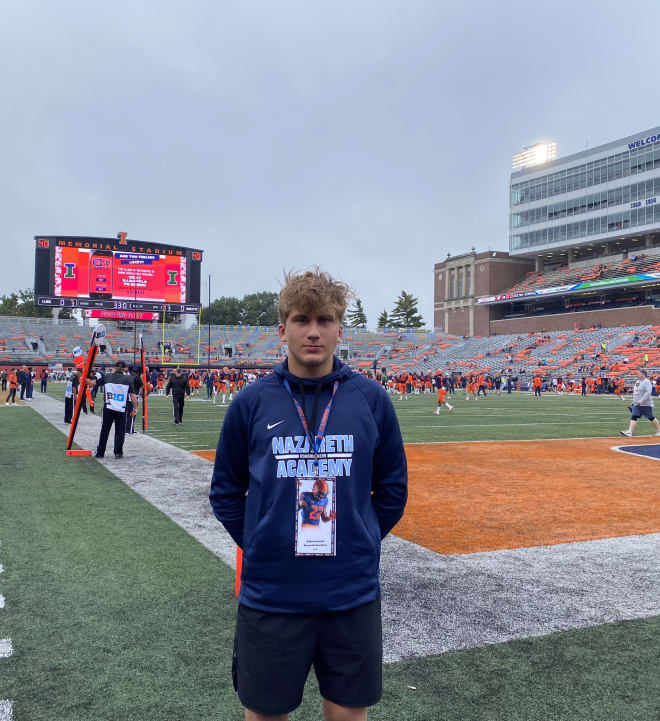 Class of 2025 DE Gabe Kaminski talks Iowa offer