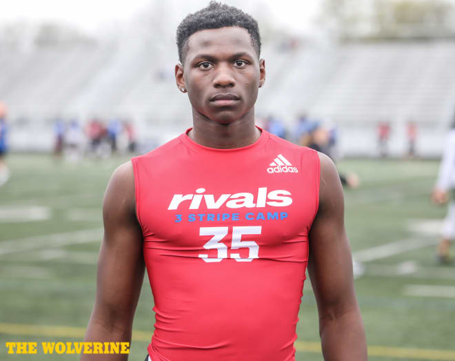 Virginia defensive end Naquan Brown holds a Michigan offer. 
