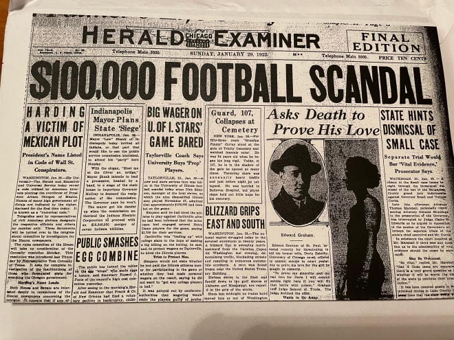 Notre Dame Fighting Irish football 1921 scandal