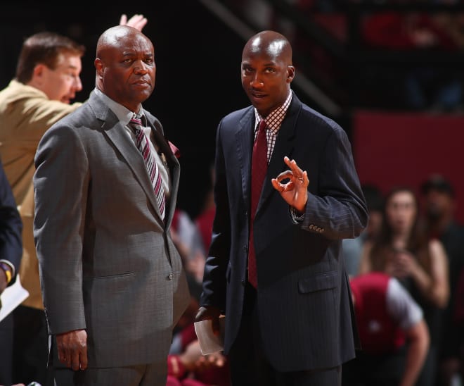 FSU coach Leonard Hamilton (left) has agreed to a new contract extension.