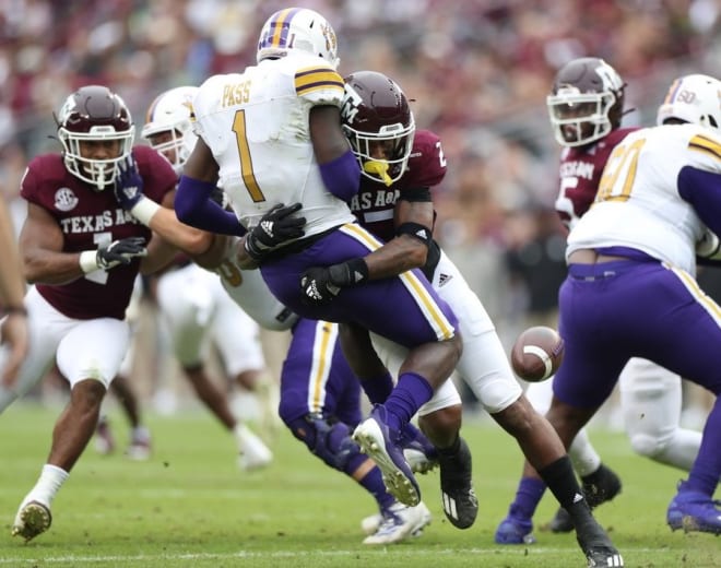 Texas A&M's defense gives up the second-fewest points in FBS. 