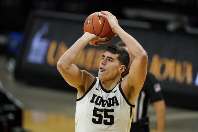 Luka Garza has been named the winner of the Oscar Robertson Trophy as the National Player of the Year.