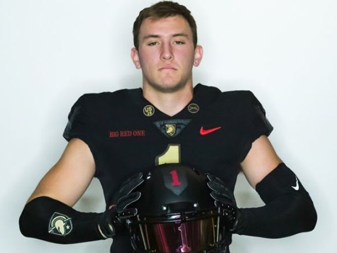 Rivals 2-star prospect Jacob Mitchell during his OV this weekend at Army West Point