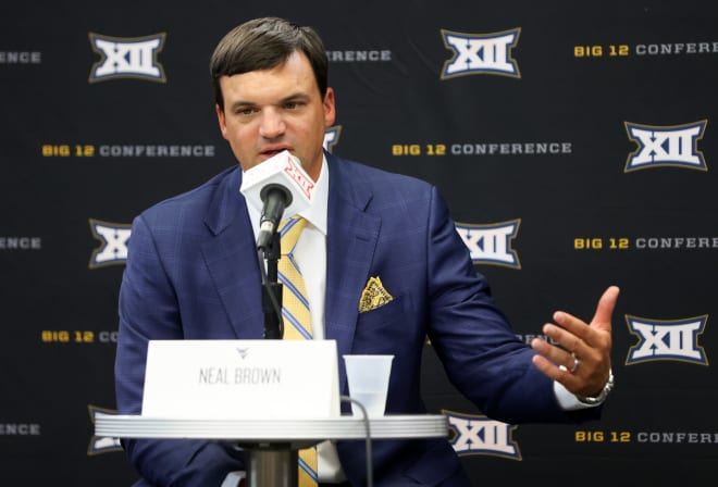Brown is excited about the potential of his West Virginia Mountaineers football team.
