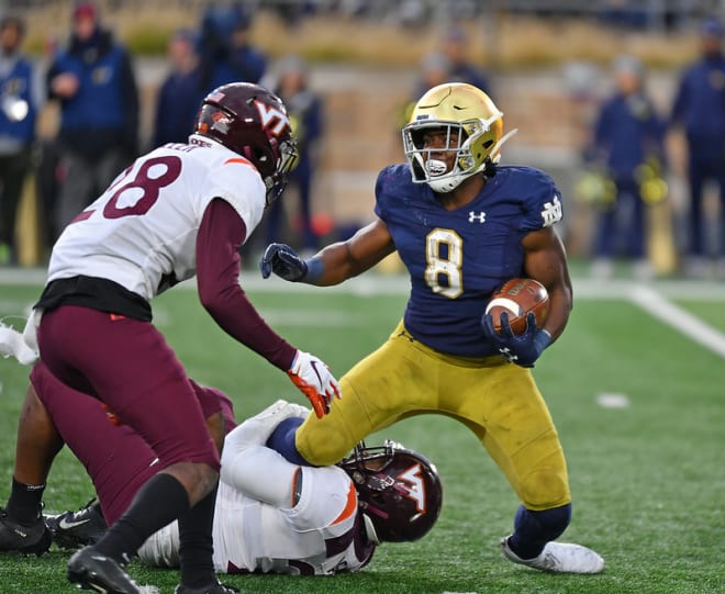 Senior Jafar Armstrong is Notre Dame’s top returning running back, but has been slowed by injuries the past two seasons.