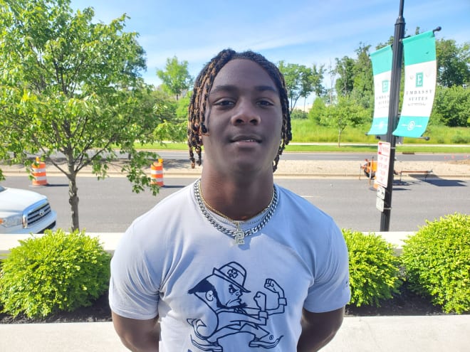 2026 safety Bralan Womack received a Notre Dame offer at Sunday's Irish Invasion.