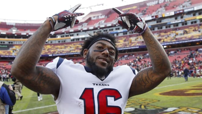 Former Lufkin standout, Texas Tech standout and current Houston Texans WR Keke Coutee