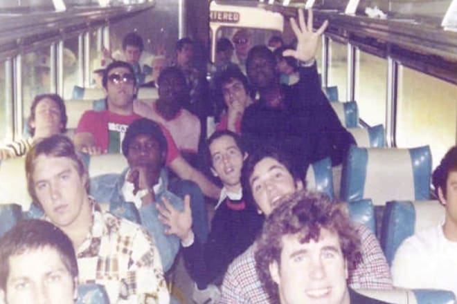 It was on Georgia's bus trip in 1976 from the New Orleans airport to the Hyatt Regency when players first witnessed "Dogs" spelled "D-A-W-G-S."