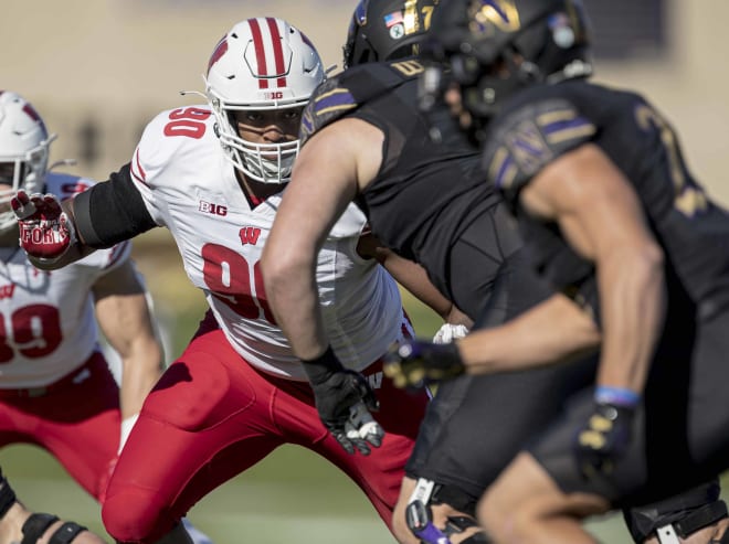 Wisconsin defensive end James Thompson Jr. 