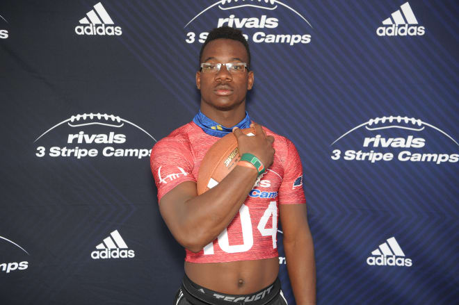 Cherry poses at the Rivals 3-Stripe Camp in Orlando