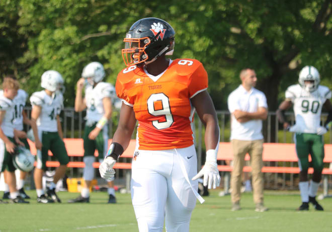 Mukam finished his first season at Woodberry with 41 tackles, including six sacks.