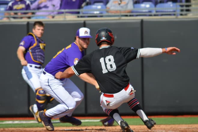 (7)ECU falls at home for the second straight day to Houston Saturday afternoon in Clark-LeClair Stadium.