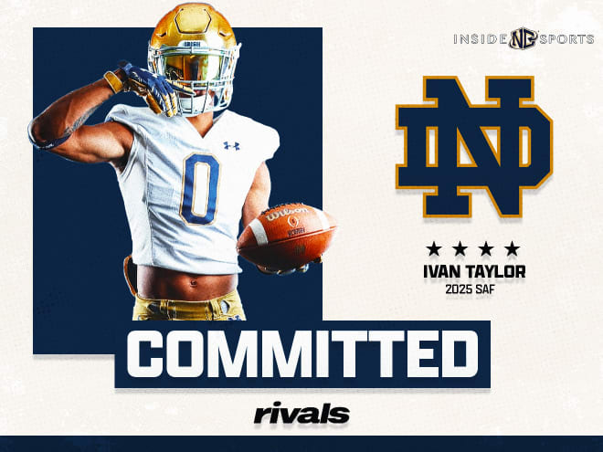 Notre Dame football's 2025 recruiting class grew on Friday with the addition of safety Ivan Taylor. The four-star out of Winter Garden (Fla.) West Orange recruit chose the Irish over schools including Florida State, Michigan and Wisconsin.