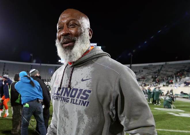 He's making a list. He's checking it twice. He's going to find out who's naughty or nice. Lovie Smith is coming to town.