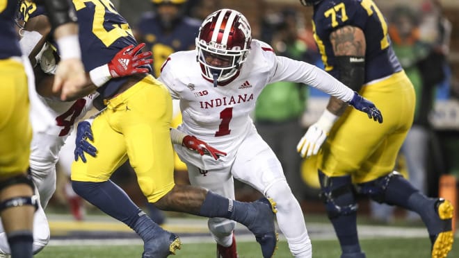 Senior DB Devon Matthews will return to Indiana for his extra year of eligibility. (IU Athletics)