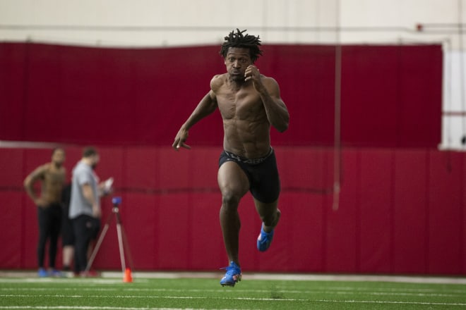 Wisconsin CB Rachad Wildgoose recorded a strong 4.41-second 40-yard dash on Wednesday.
