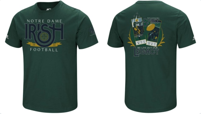 The Shirt for 2020 was revealed by Notre Dame on Friday.
