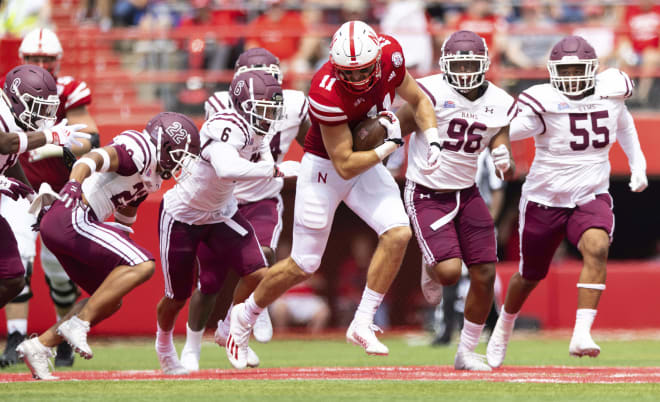 Tight end Austin Allen needs to have a much bigger role in NU's passing game.