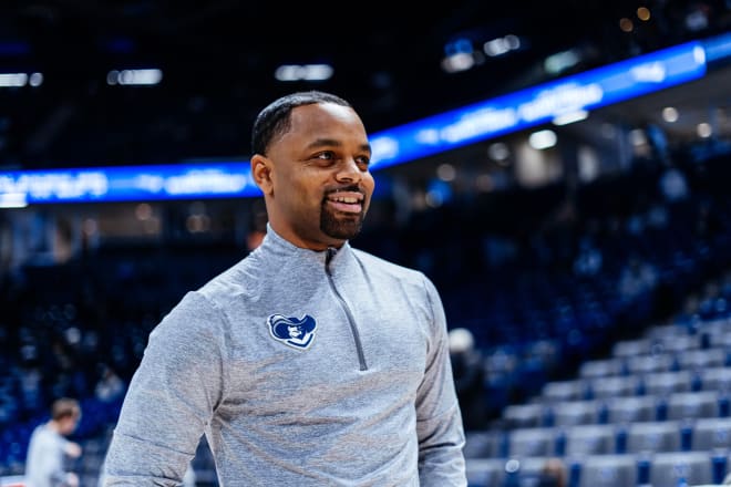 Jordan Brooks, this year coaching for Xavier. 