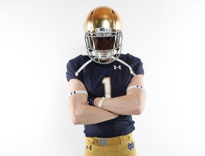 Jay Brunelle's Notre Dame Fighting Irish commitment is very firm.