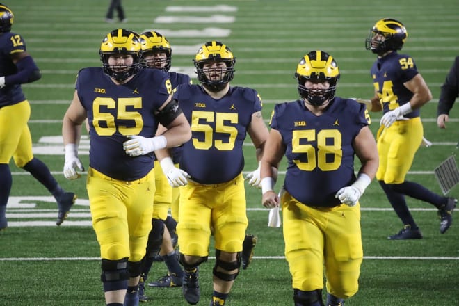 Michigan Wolverines football's offensive line is playing well beyond the starters
