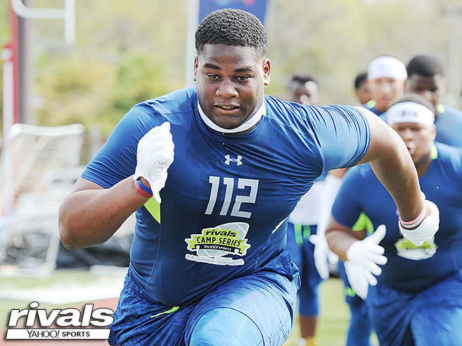 Four-star junior defensive tackle Jayson Ademilola committed to Notre Dame this past summer. 