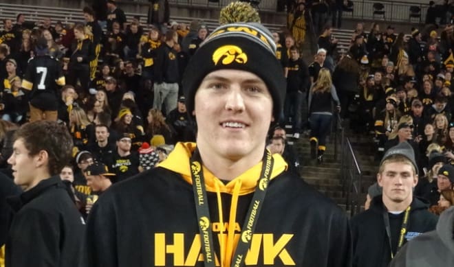 Nick Niemann could play linebacker or defensive end in college at Iowa.