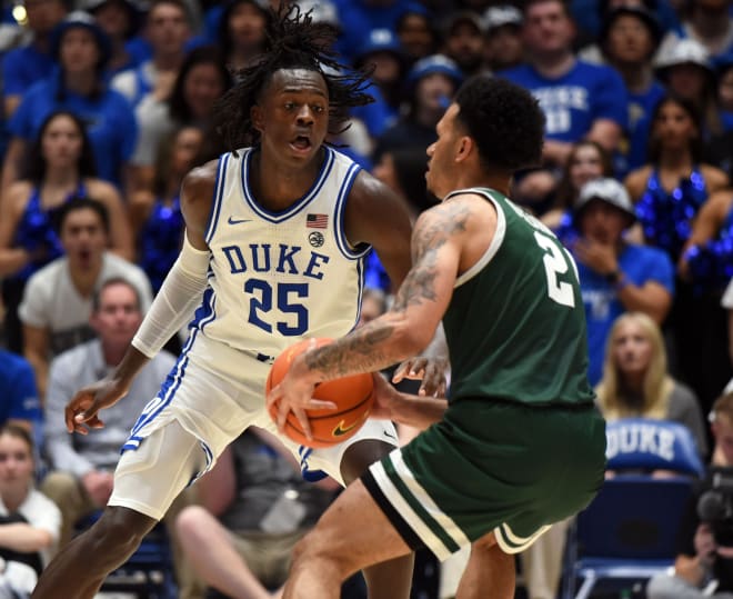 Duke freshman Mark Mitchell looks like a key piece to the Blue Devils after one game. 
