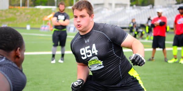 Landon Dickerson will visit Alabama this weekend and either Georgia or Tennessee on Jan. 29.
