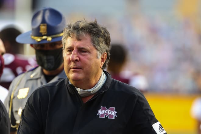 First year Mississippi State head coach Mike Leach.