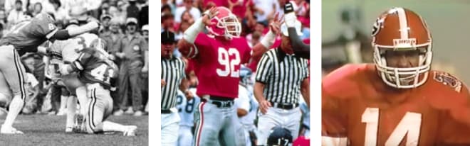 Whether against TCU or in the Liberty Bowl, Georgia has featured some notable performers, like (L to R) PAT McSHEA in 1980, RICHARD TARDITS in 1988, and JAMES JACKSON in postseason play in 1987. Still, who is the "Top Dawg" of them all?