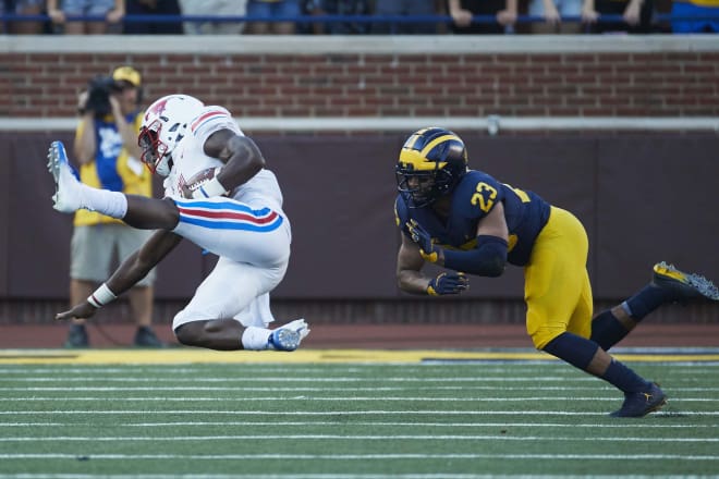 Michigan's defense made a big play to help put SMU away, but has areas to clean up.