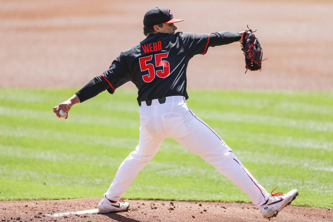 Ryan Webb struck out a career-high 13 against Vanderbilt.