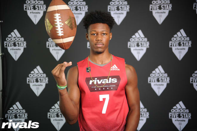 Capers poses during the first day of the Rivals 5-star Challenge in Atlanta 