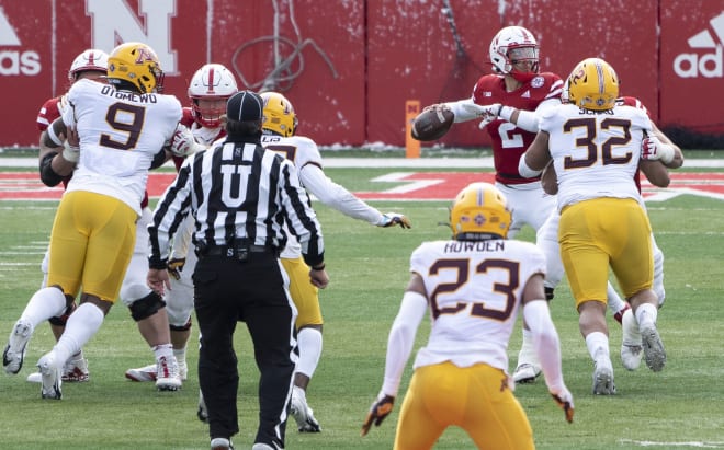 Minnesota's defense held Nebraska to 308 total yards in Saturday's 24-17 win (Photo: Dylan Widger-USA TODAY Sports)