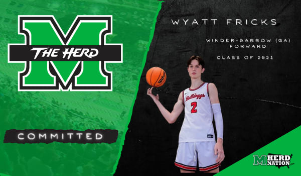 Wyatt Fricks commitment Marshall basketball