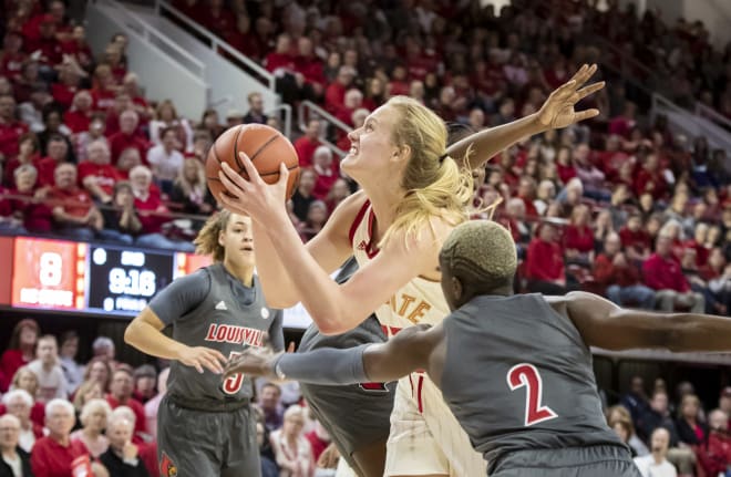 NC State Wolfpack basketball Elissa Cunane 
