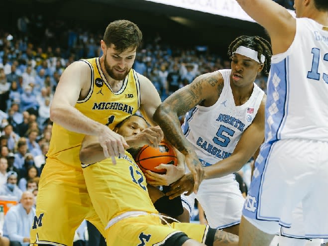 One way for UNC to defeat Michigan on Wednesday night was to control it in the paint, and that's what the Tar Heels did.