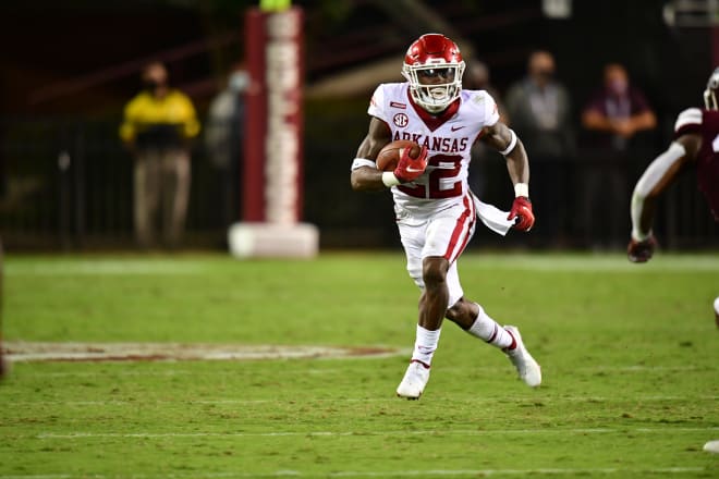 Trelon Smith was Arkansas' leading rusher in 2020.