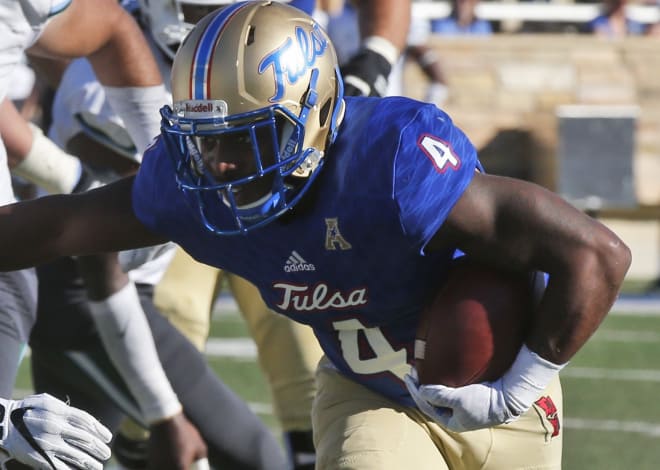 D'Angelo Brewer was a bright spot for the Tulsa offense, rushing for 131 yards on 16 carries.