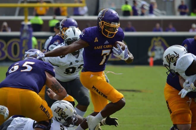 Pirate wide receiver Zay Jones is set for Senior Day is a top ten finalist for the Biletnikoff Award.