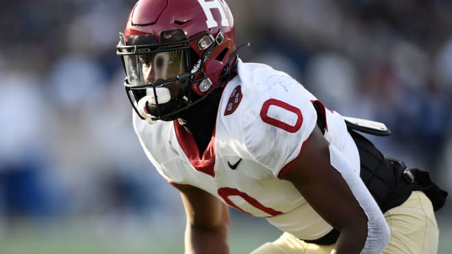 Harvard cornerback Alex Washington. Photo | Harvard Athletics 